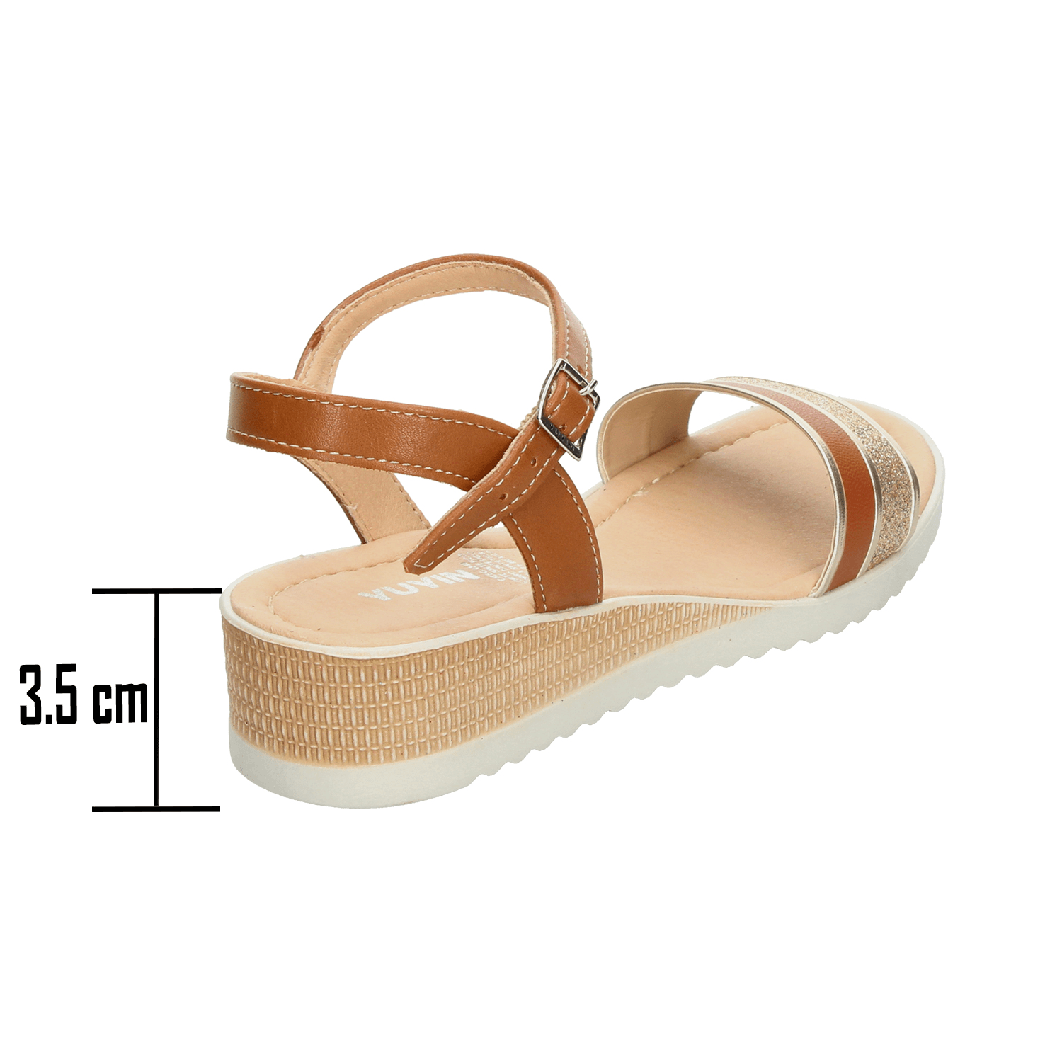 Sandalias Niña Yuyin Café Casual Infantil T22-26 — imagen 4