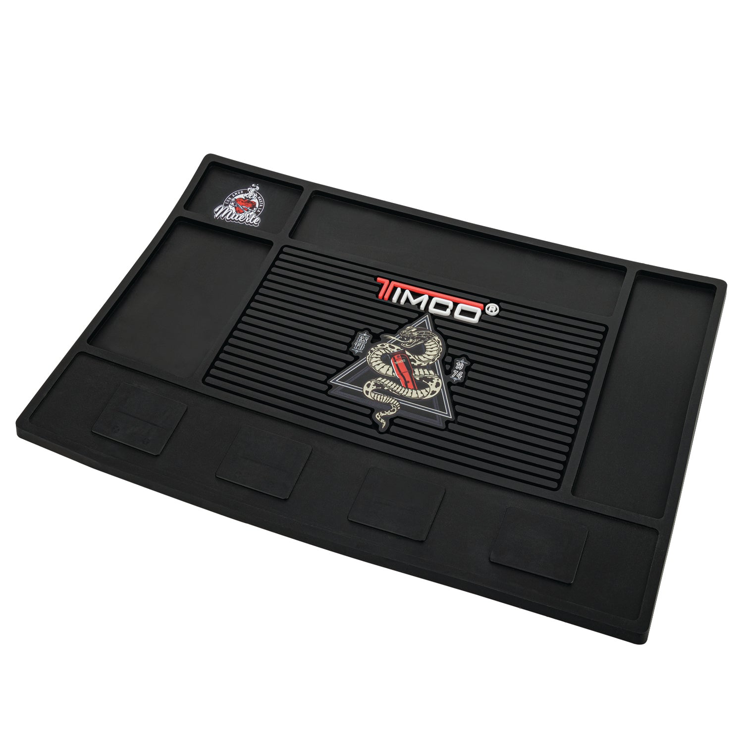 Tapete Magnetico Profesional para Barberia Antideslizante Clipper Maquina de Corte de Cabello Organizador de herramientas Resistente al calor Timco TAP01 — imagen 5