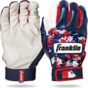 Guanteletas de Beisbol Franklin Digitek Talla M Azul Rojo