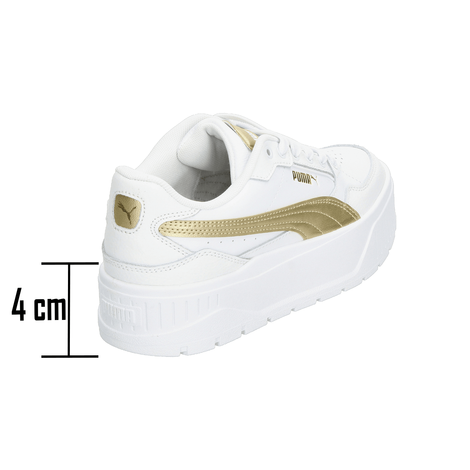 Tenis Puma Karmen II Idol Metallic Dama Casual Blanco Mujer — imagen 3