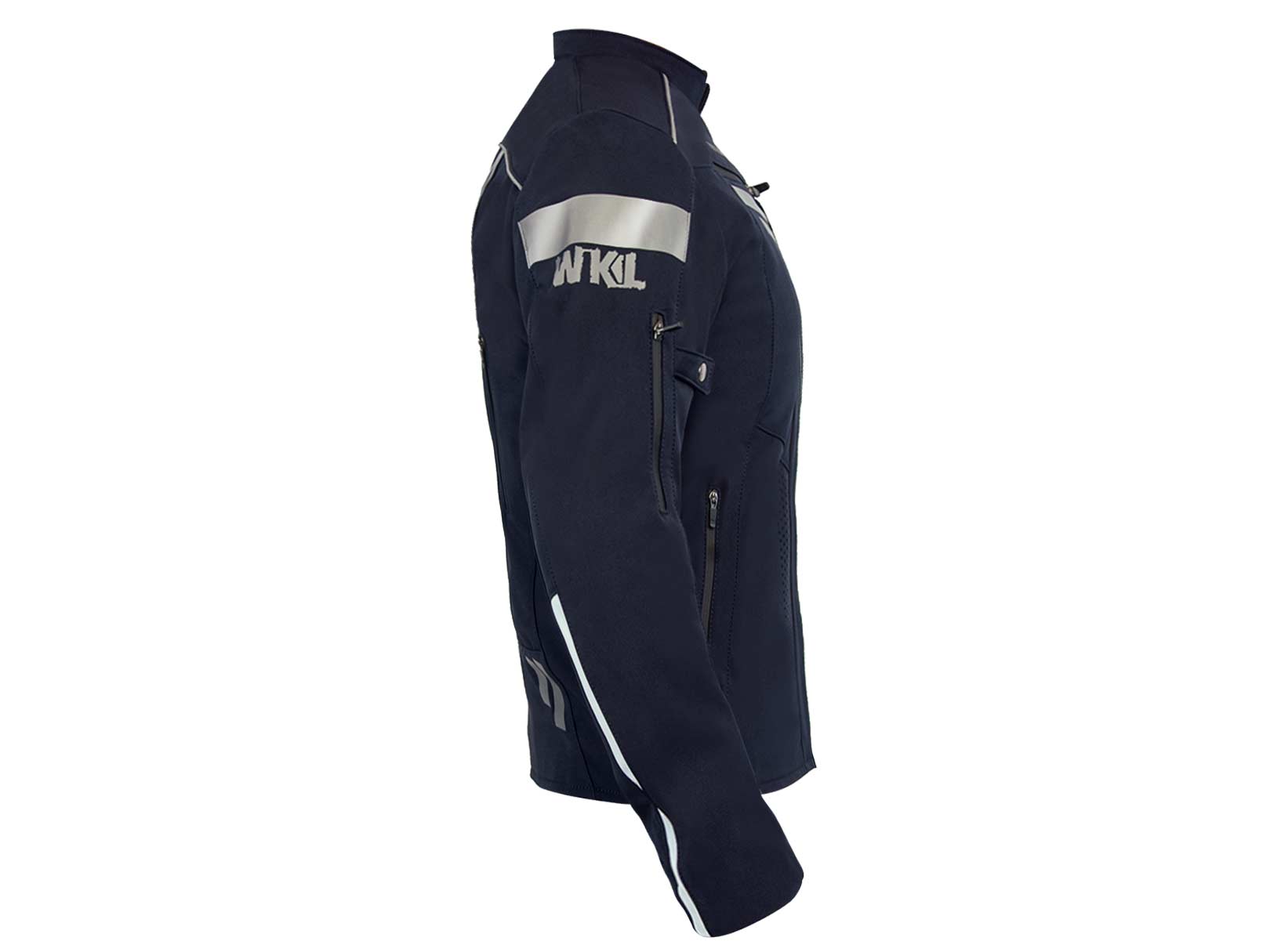 Chamarra motociclista hombre protecciones impermeable WKL Am — imagen 11