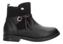 Bota Coqueta Niña Casual Negro Infantil