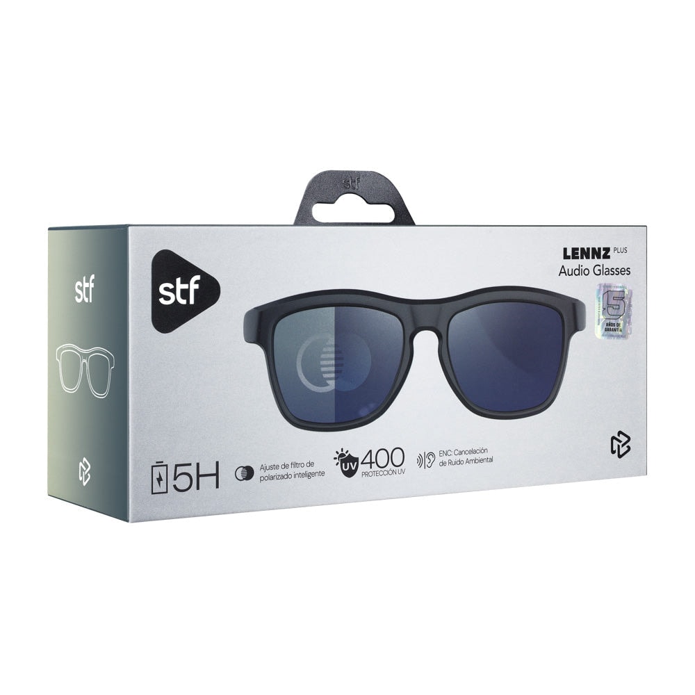Lentes de Sol con Audio Lennz Plus Audio Glasses STF 5Hrs Uso Protección UV400 — imagen 19