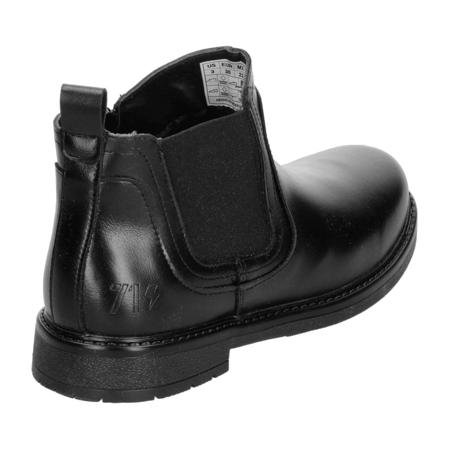 Bota Vavito Niño Casual Cómoda Negro Juvenil T22-27 — imagen 3