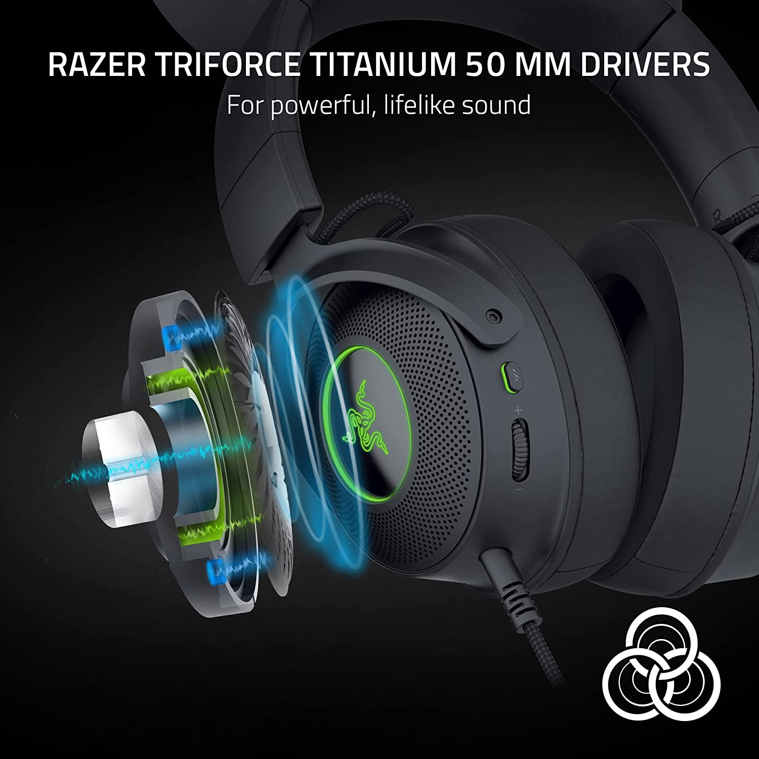 Audífonos Alámbricos Razer Kraken Kitty V2 Pro (Negro) - PC — imagen 5