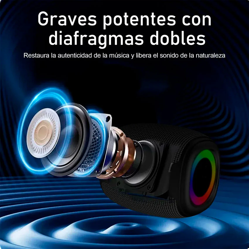 Bocina Waterproof Portatil Bluetooth — imagen 5