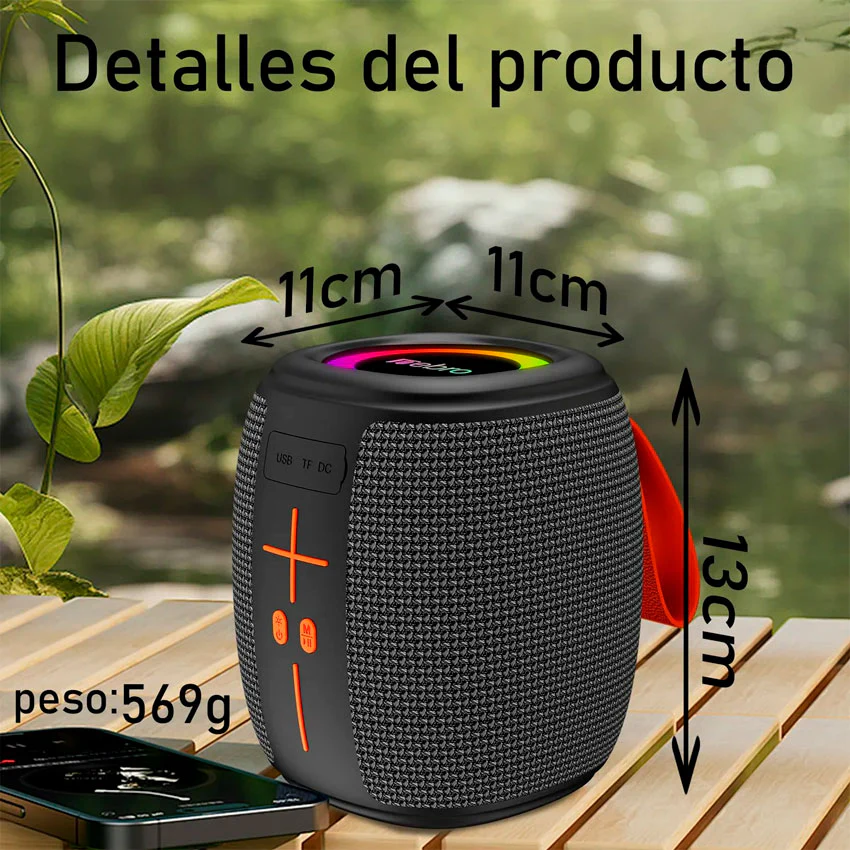 Bocina Waterproof Portatil Bluetooth — imagen 4