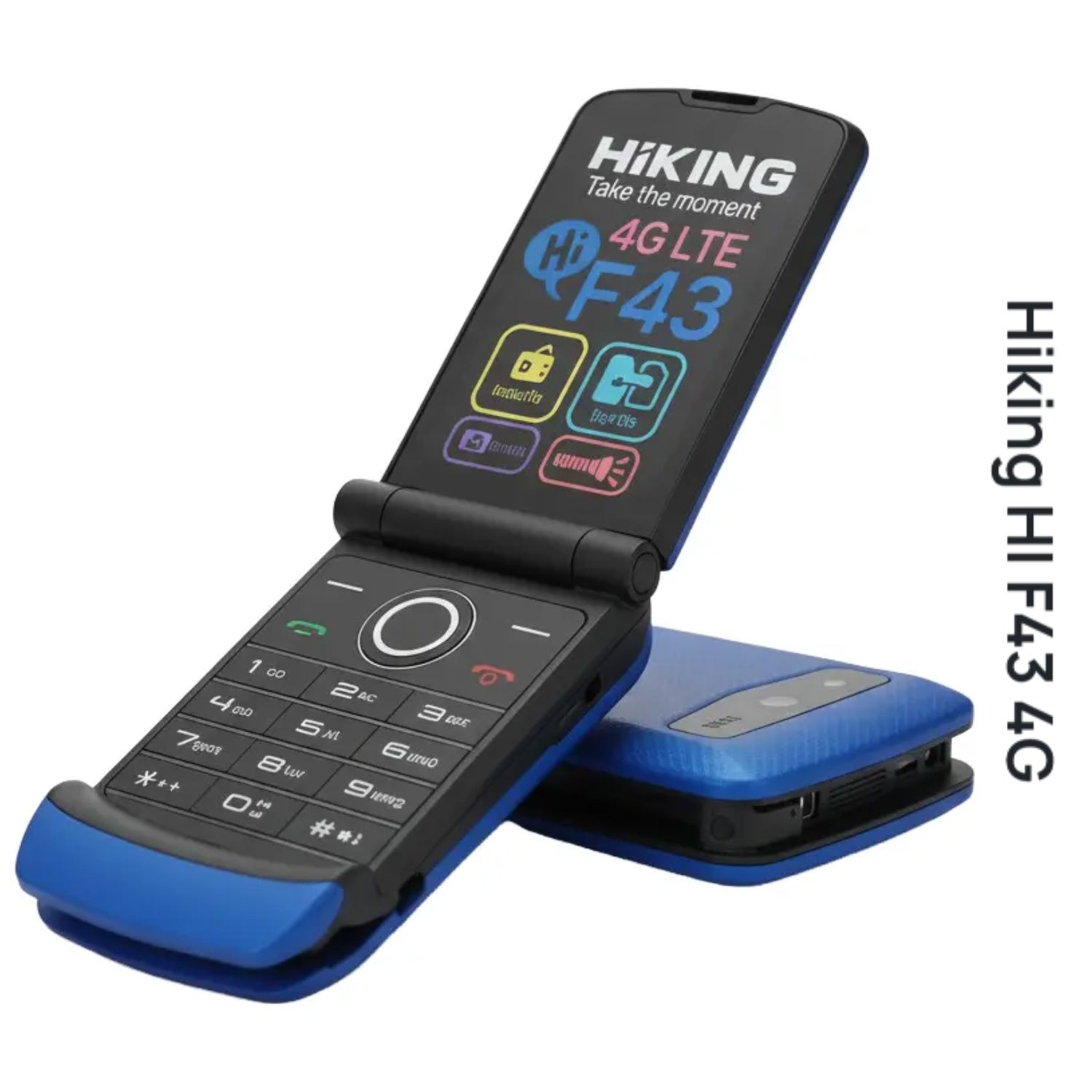 Telefono Celular Hiking F43 Azul — imagen 1