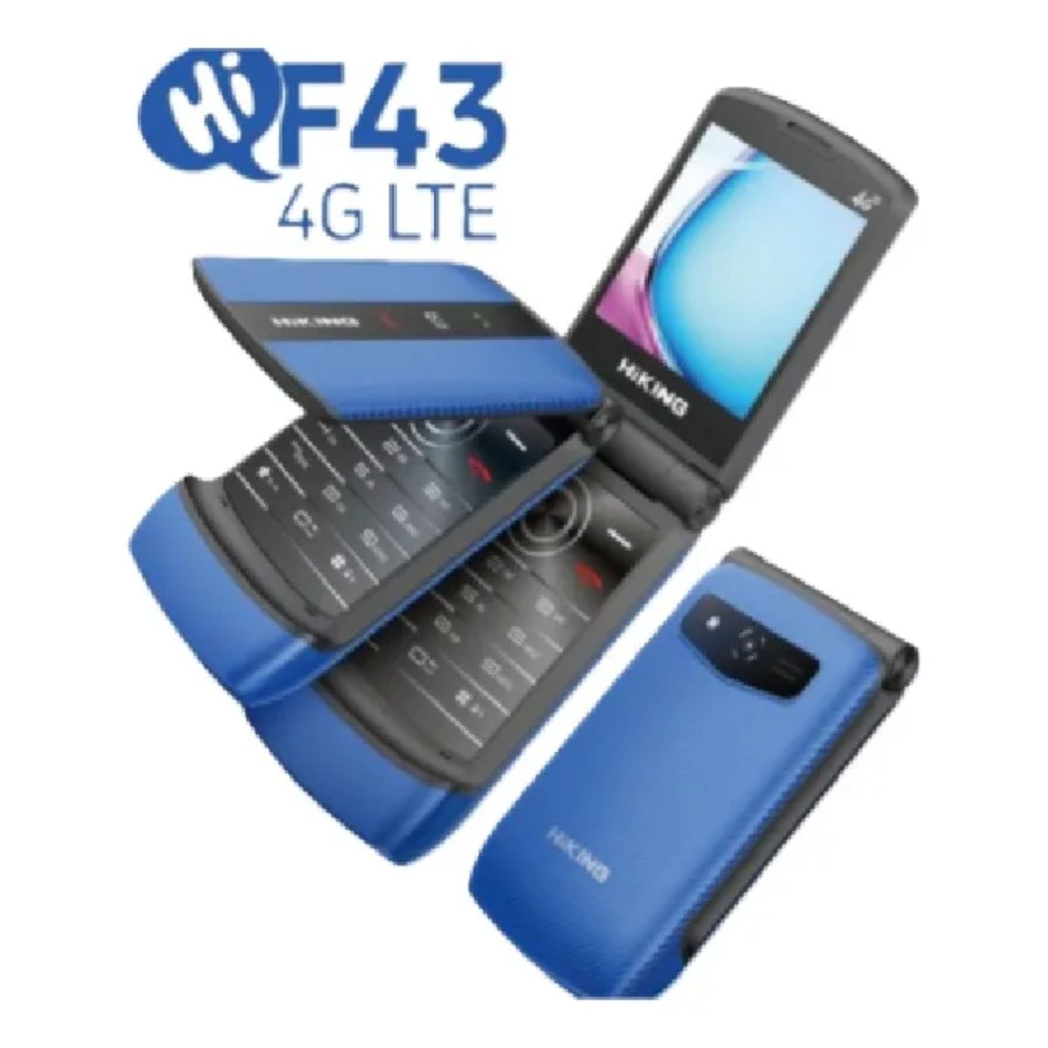 Telefono Celular Hiking F43 Azul — imagen 4